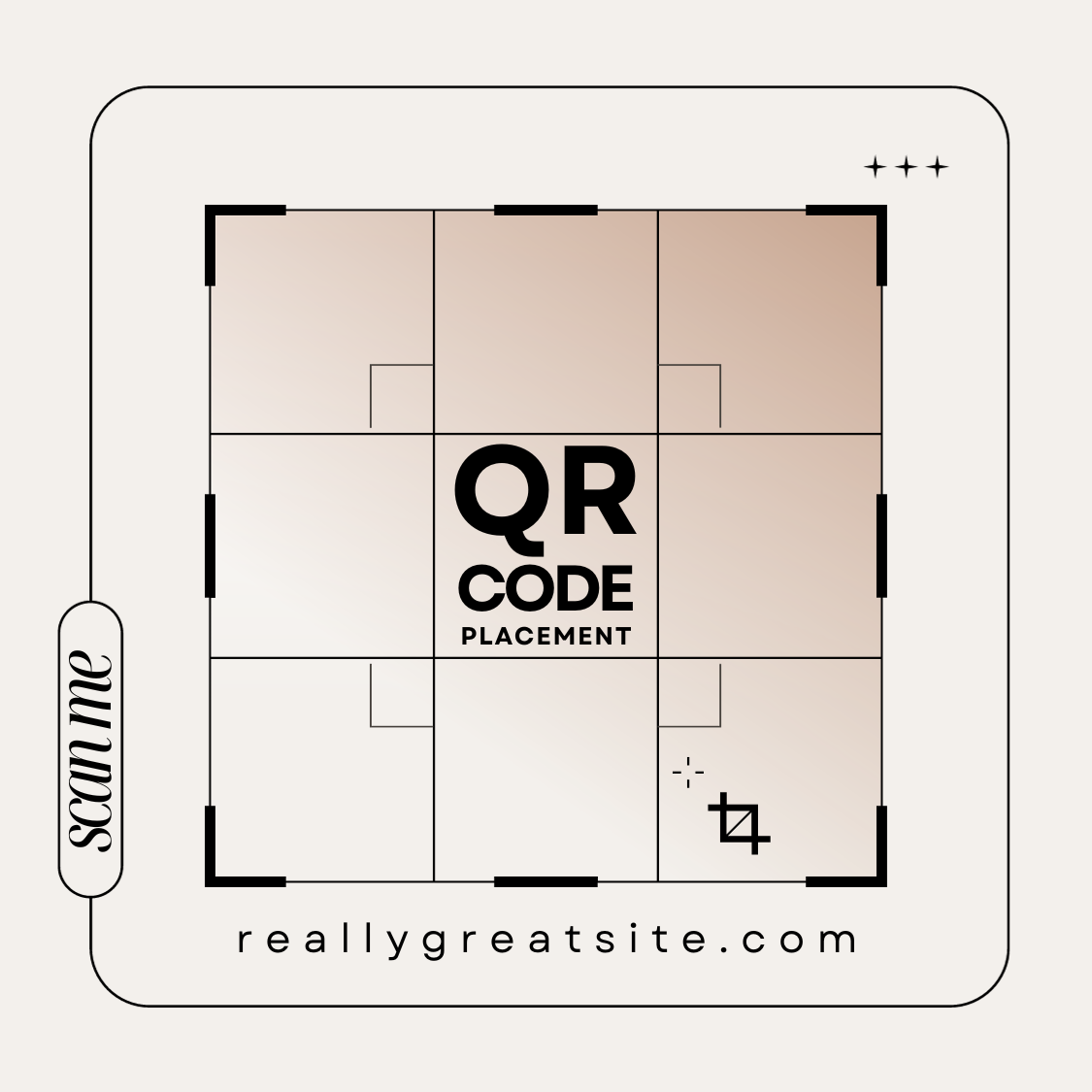 QR code coaster